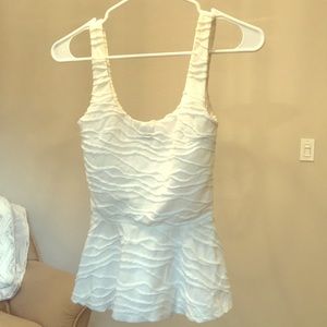 Aqua brand white tank top